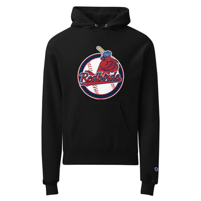 Signature | Champion Hoodie | Redbirds | Vintage Badge Logo