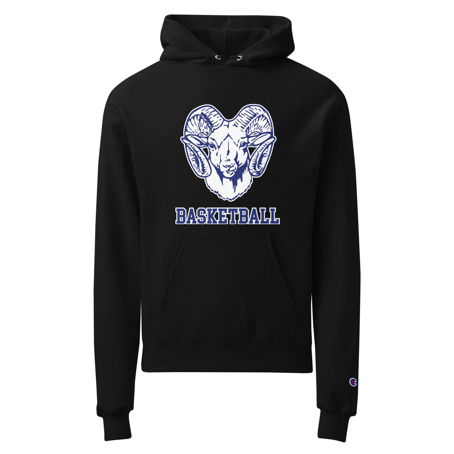 Signature | Champion Hoodie | Rensselaer Rams | Basketball Logo