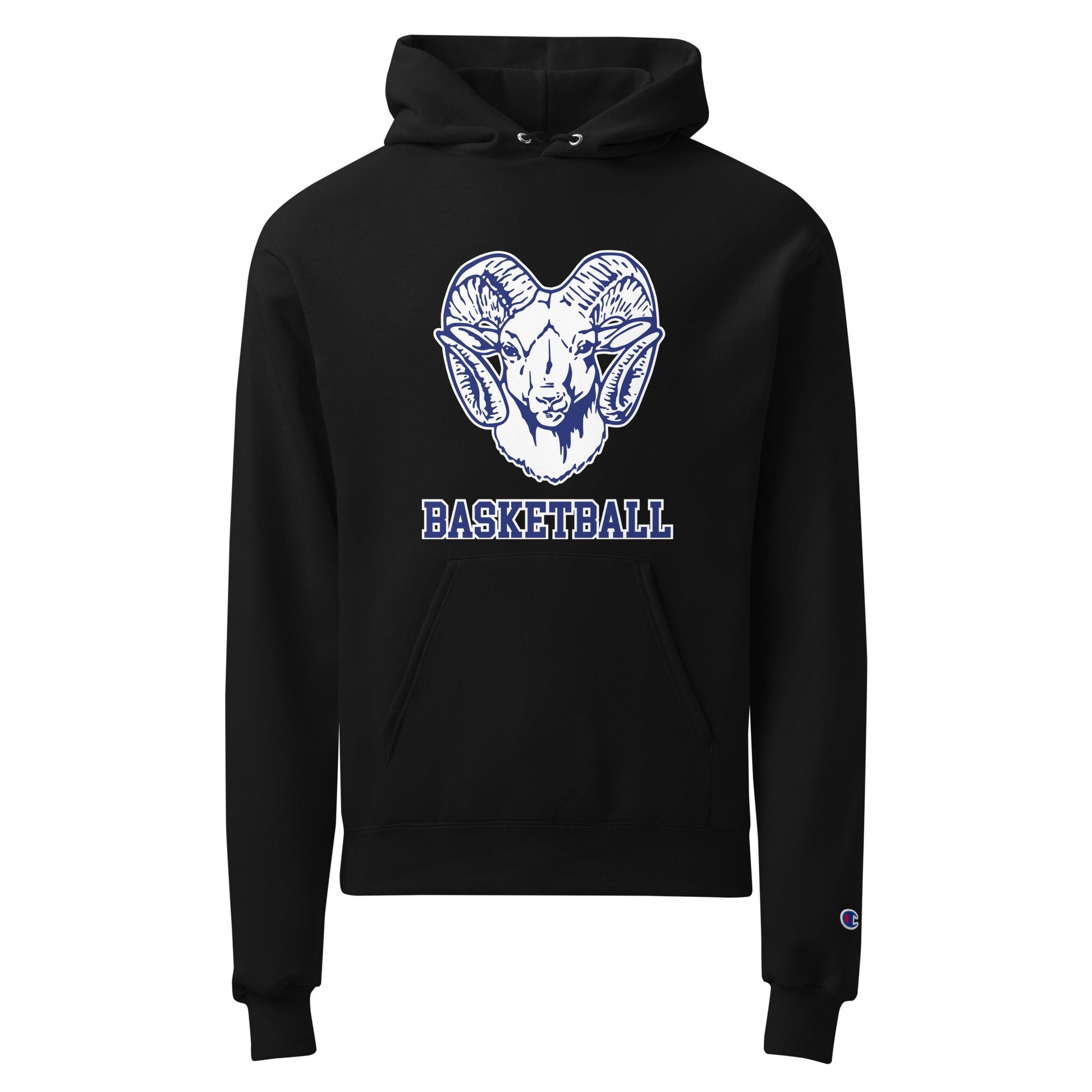 Signature | Champion Hoodie | Rensselaer Rams | Basketball Logo