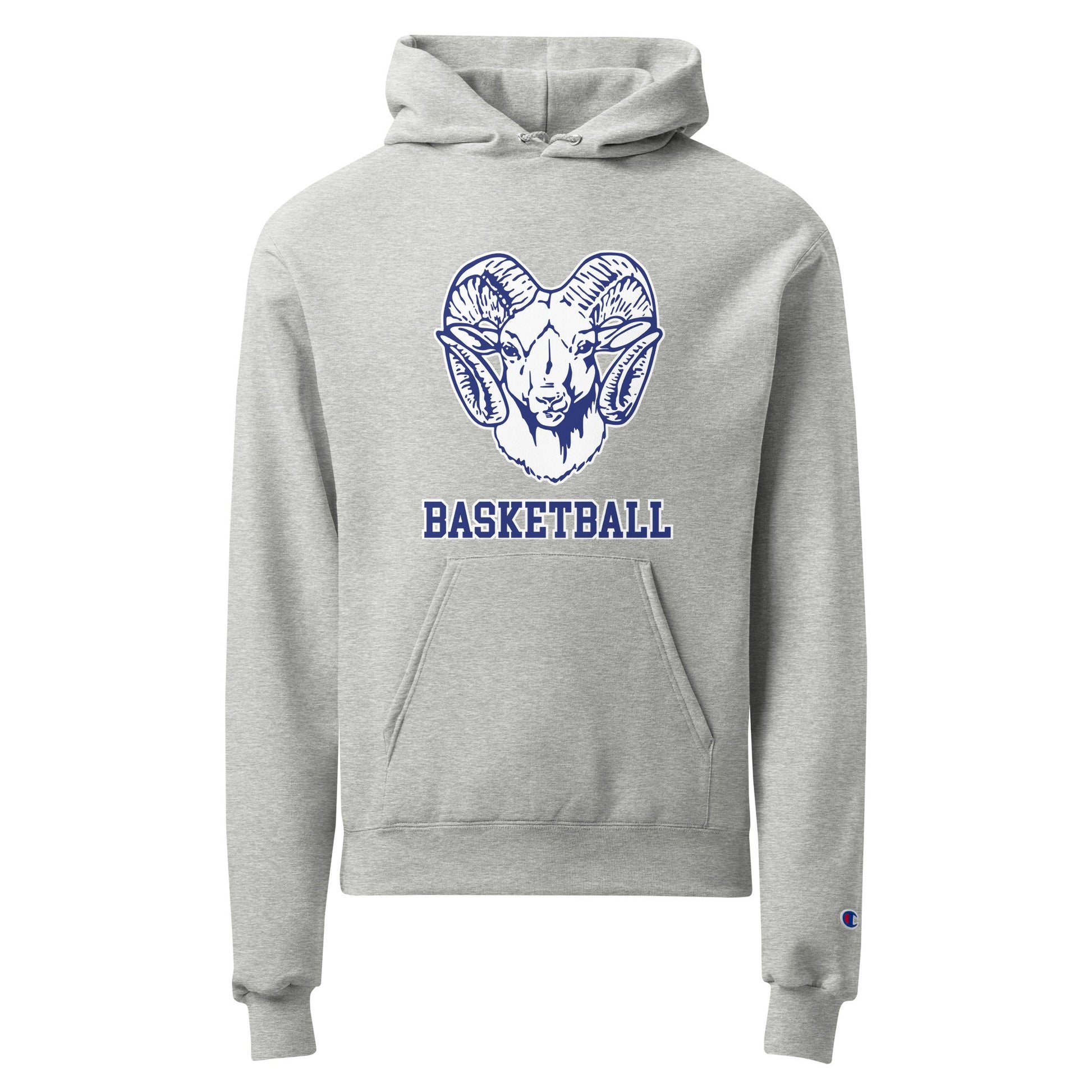 Signature | Champion Hoodie | Rensselaer Rams | Basketball Logo