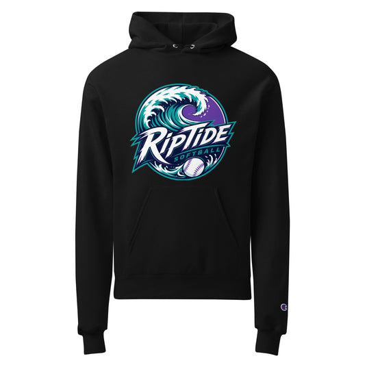 Signature | Champion Hoodie | RipTide Softball | Emblem Logo