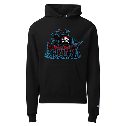 Signature | Champion Hoodie | Roanoke Rapids Pirates | Black Sail Battlers Logo