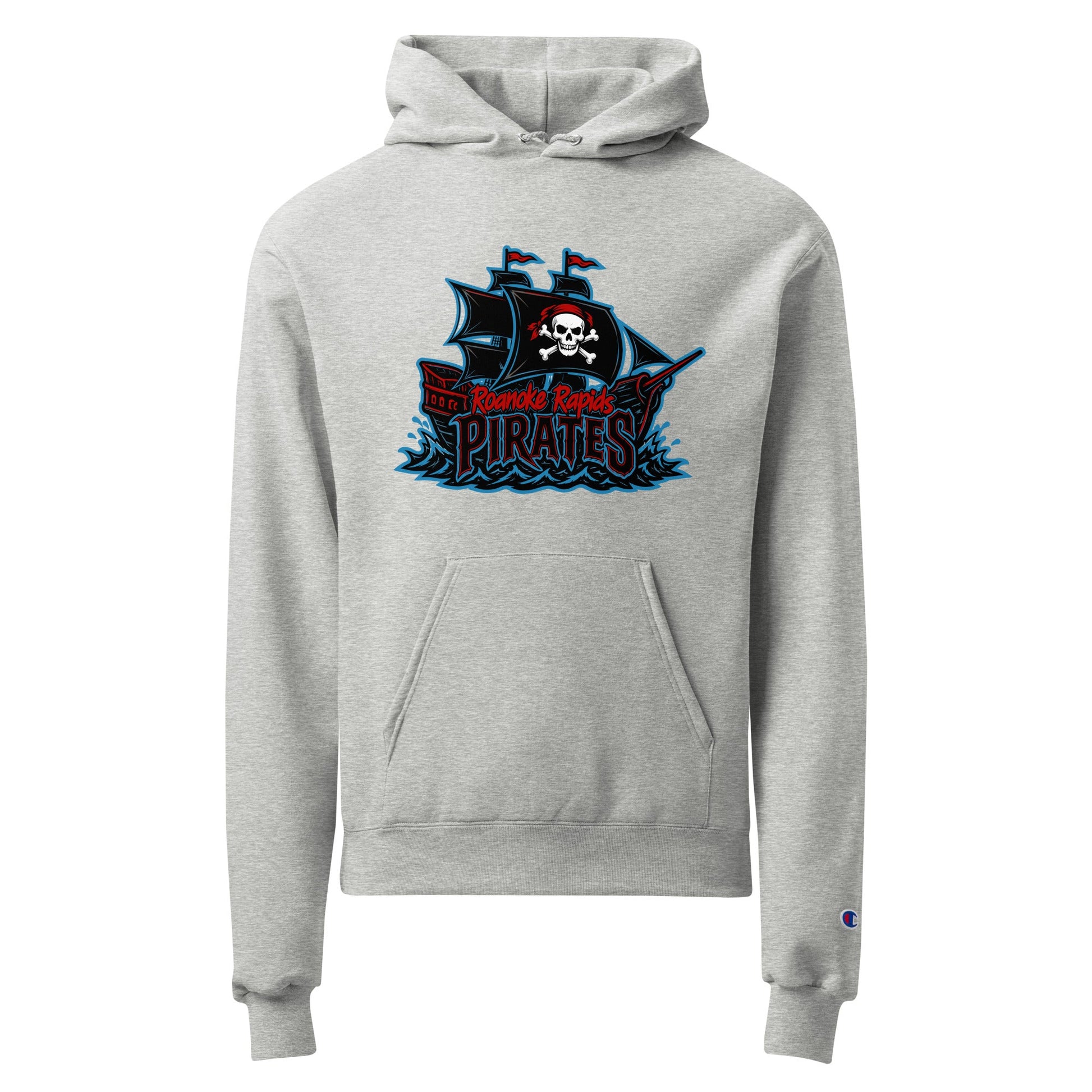 Signature | Champion Hoodie | Roanoke Rapids Pirates | Black Sail Battlers Logo