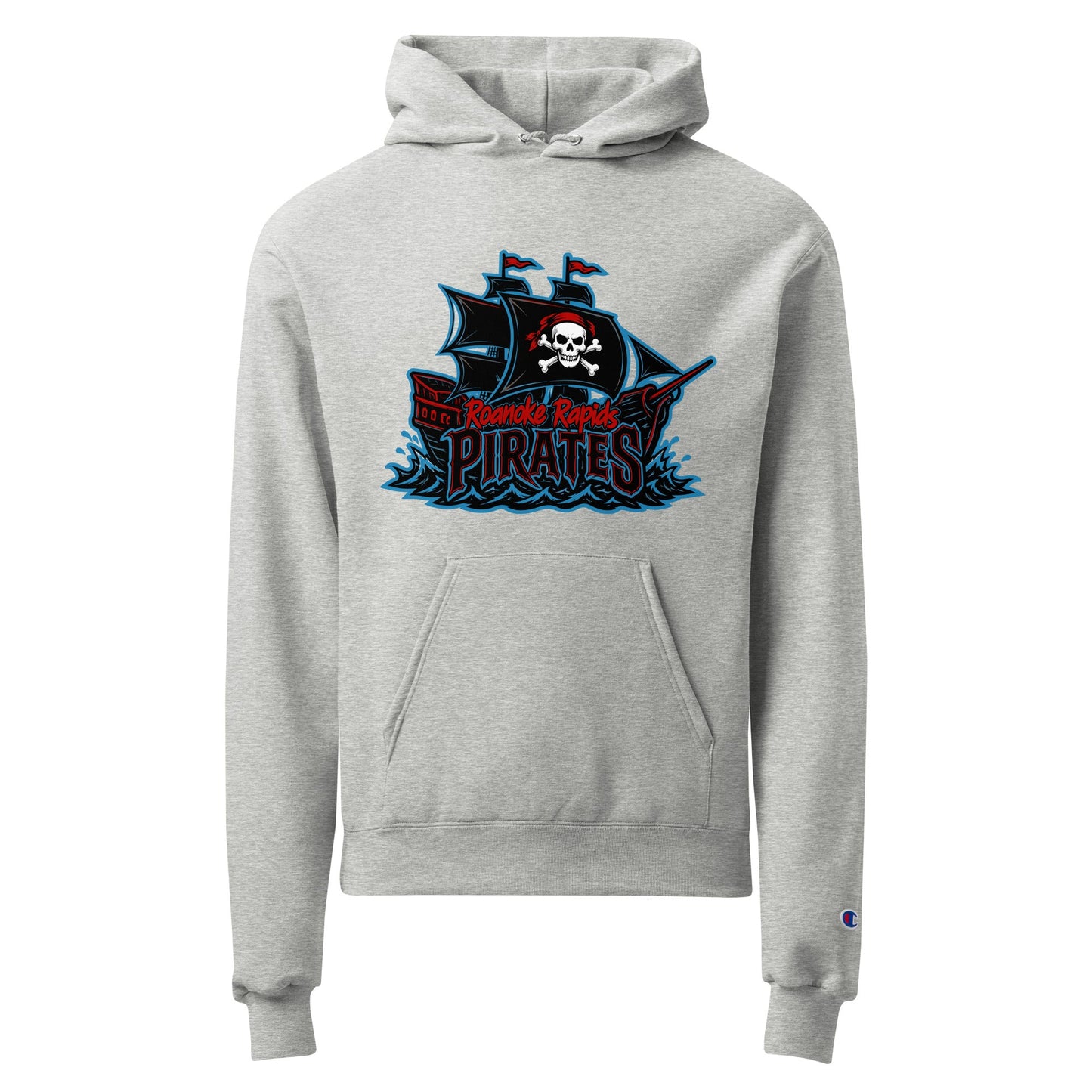 Signature | Champion Hoodie | Roanoke Rapids Pirates | Black Sail Battlers Logo