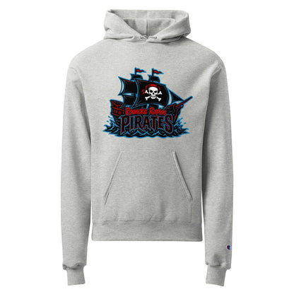 Signature | Champion Hoodie | Roanoke Rapids Pirates | Black Sail Battlers Logo