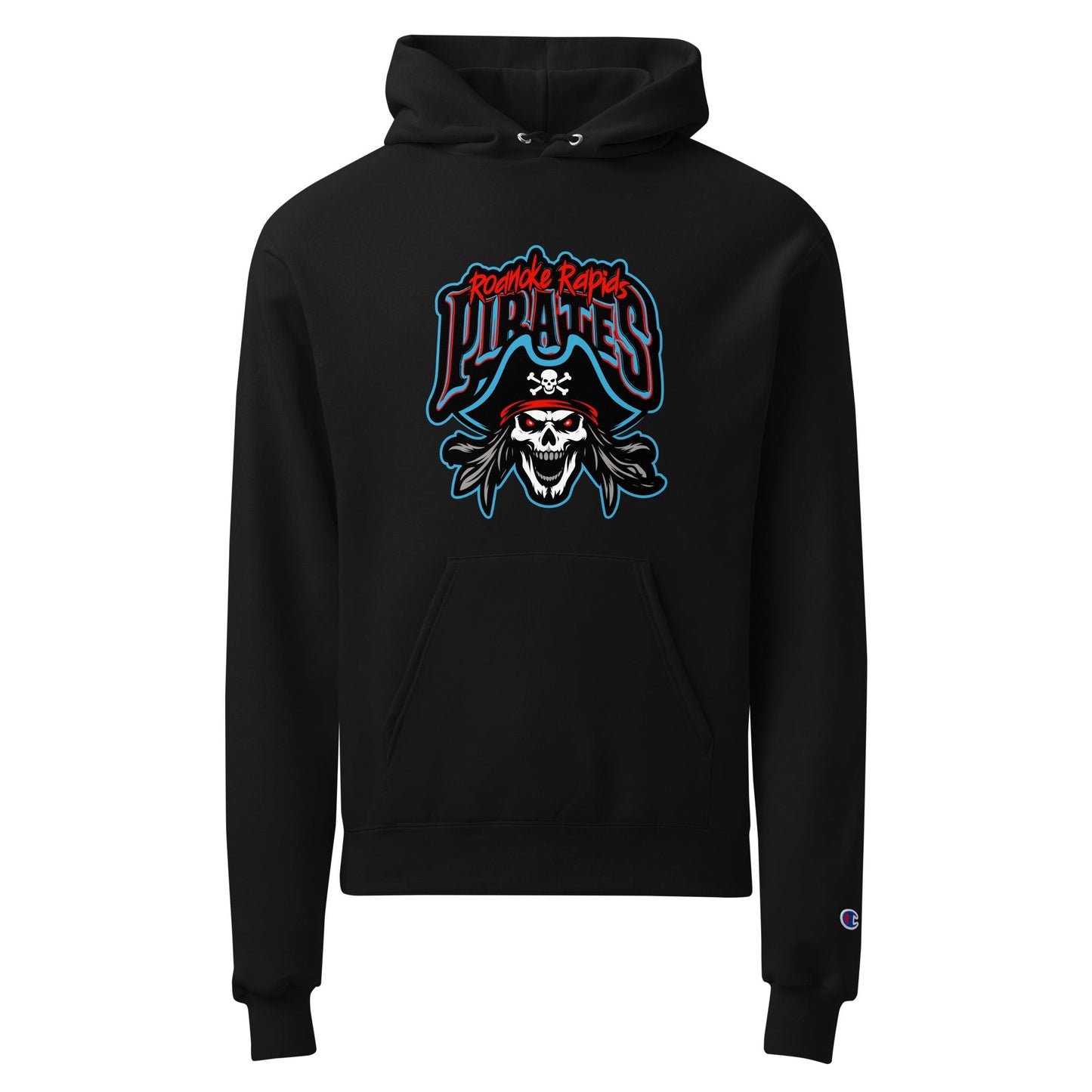 Signature | Champion Hoodie | Roanoke Rapids Pirates | Reaver Captain Logo