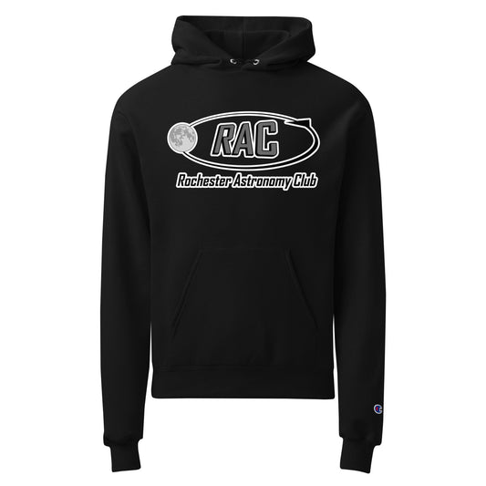 Signature | Champion Hoodie | Rochester Astronomy Club | Orbit Logo