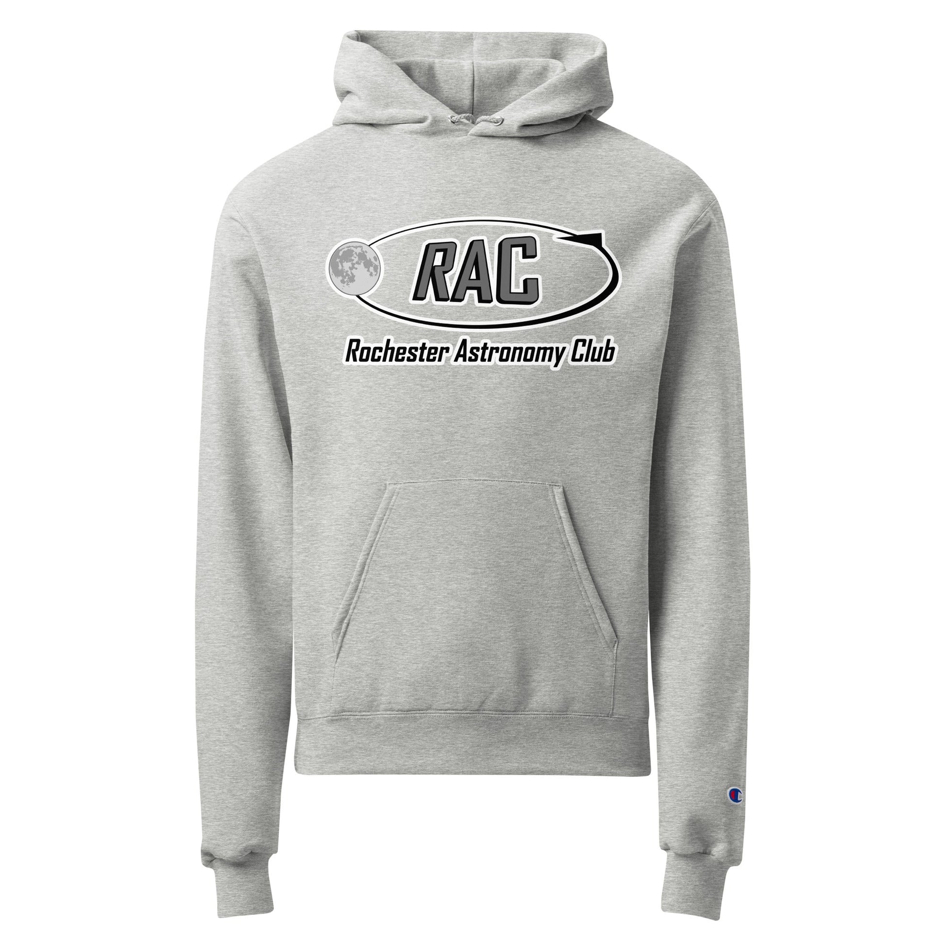 Signature | Champion Hoodie | Rochester Astronomy Club | Orbit Logo