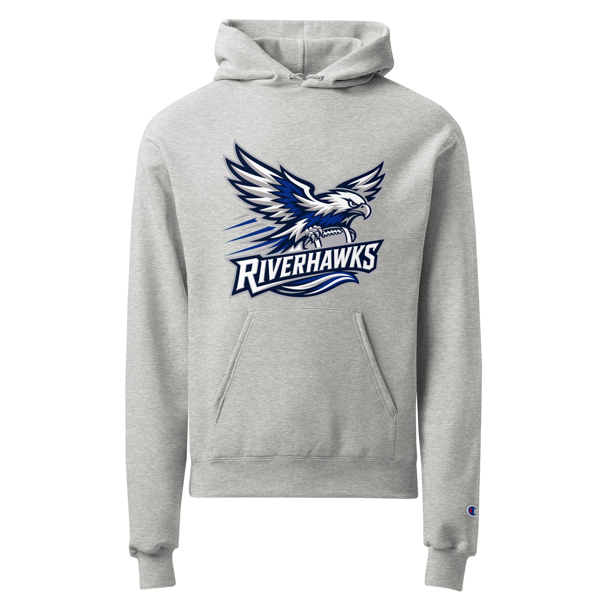 Signature | Champion Hoodie | Rochester Riverhawks | Crest Logo