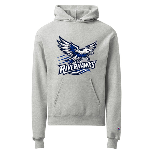 Signature | Champion Hoodie | Rochester Riverhawks | Crest Logo