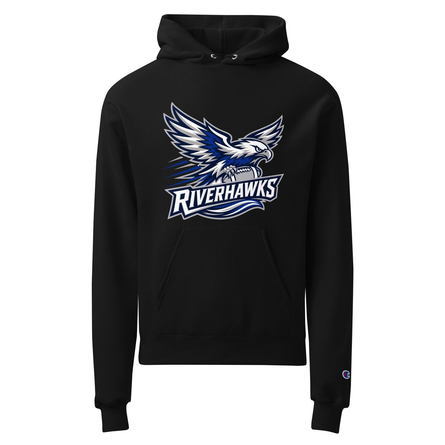 Signature | Champion Hoodie | Rochester Riverhawks | Crest Logo