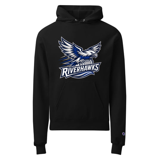 Signature | Champion Hoodie | Rochester Riverhawks | Crest Logo