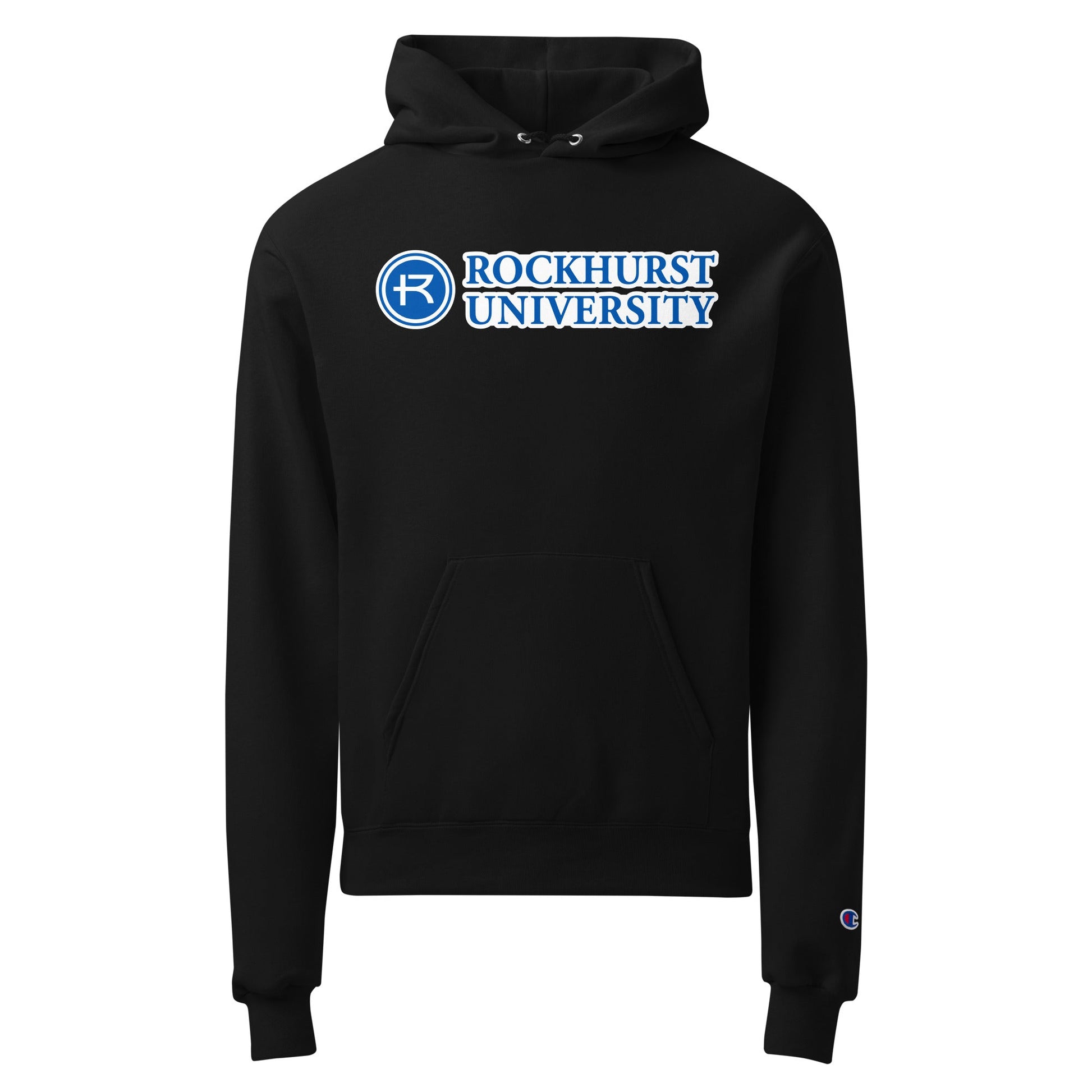 Signature | Champion Hoodie | Rockhurst University - Doctor of Physical Therapy School | Vanguard Institute Logo