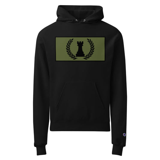 Signature | Champion Hoodie | Rook Defense Solutions | Apex Castle Logo