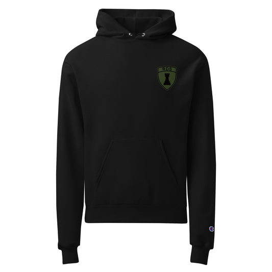 Signature | Champion Hoodie | Rook Defense Solutions | Crest Logo