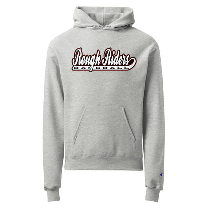 Signature | Champion Hoodie | Rough Riders | Baseball Script Logo