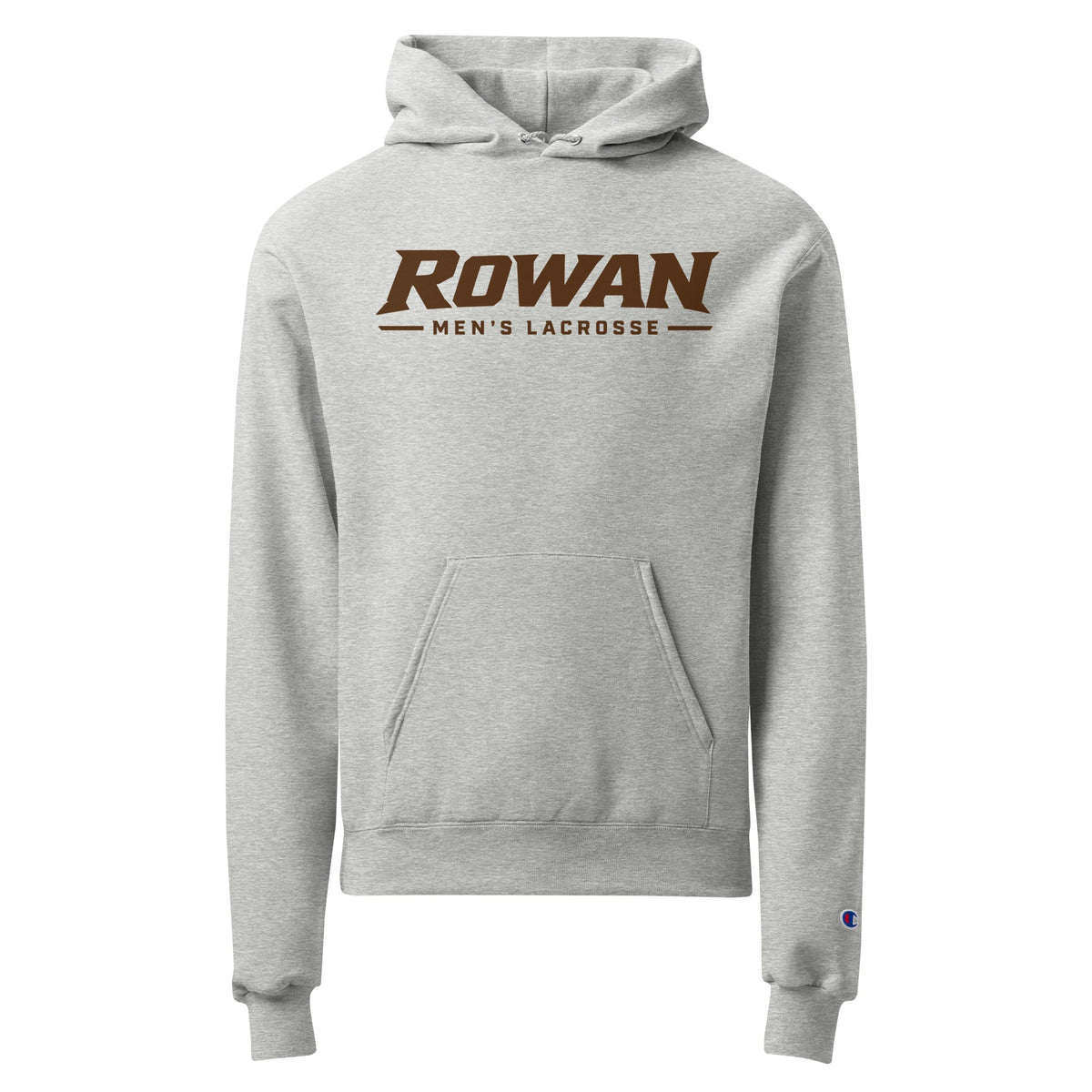 Signature | Champion Hoodie | Rowan Men’s Lacrosse | Modern Script Logo