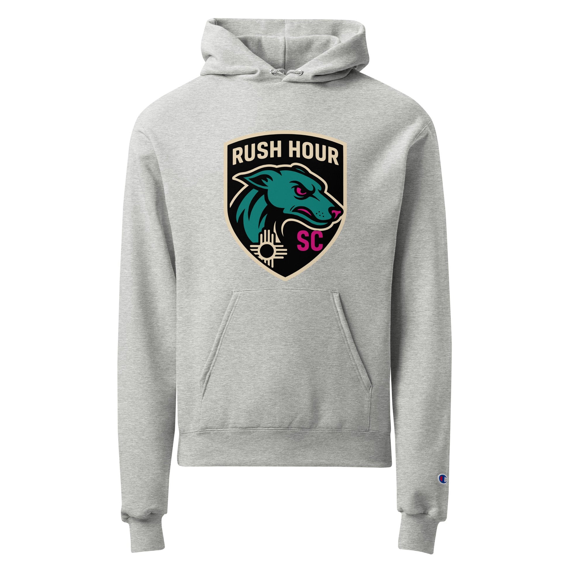 Signature | Champion Hoodie | Rush Hour | Badge Logo