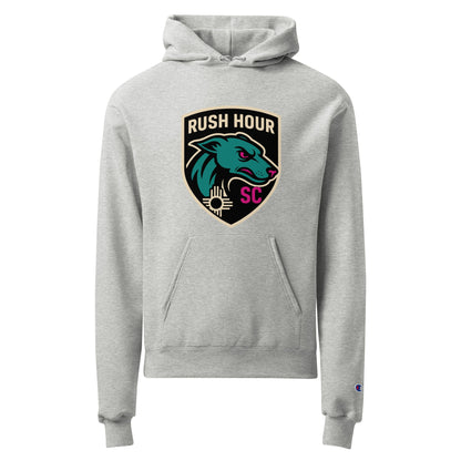 Signature | Champion Hoodie | Rush Hour | Badge Logo