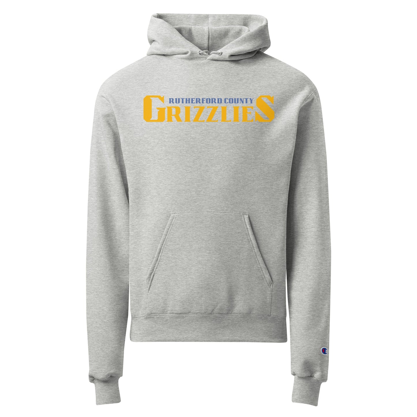 Signature | Champion Hoodie | Rutherford County Grizzlies Football | Script Logo