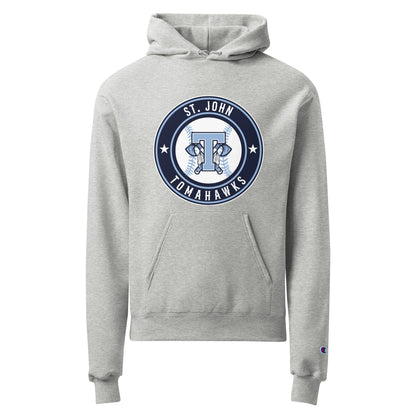 Signature | Champion Hoodie | Saint John Tomahawks | Badge Logo