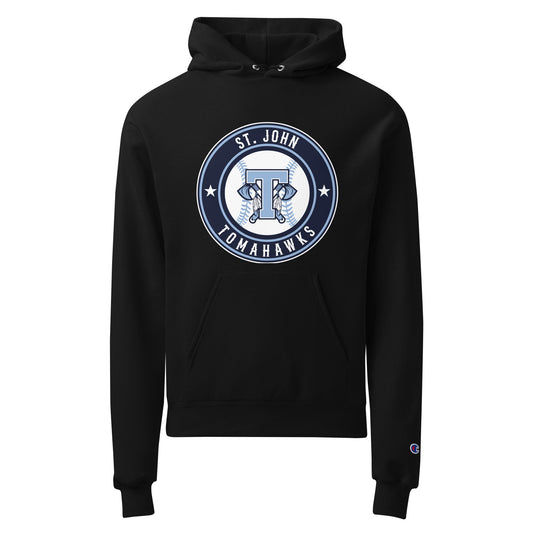 Signature | Champion Hoodie | Saint John Tomahawks | Badge Logo