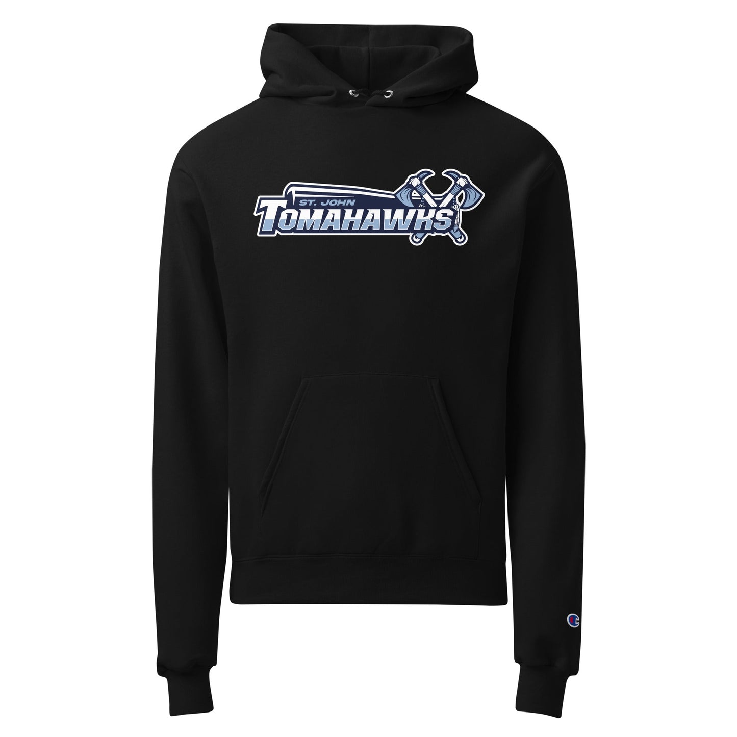 Signature | Champion Hoodie | Saint John Tomahawks | Script Logo