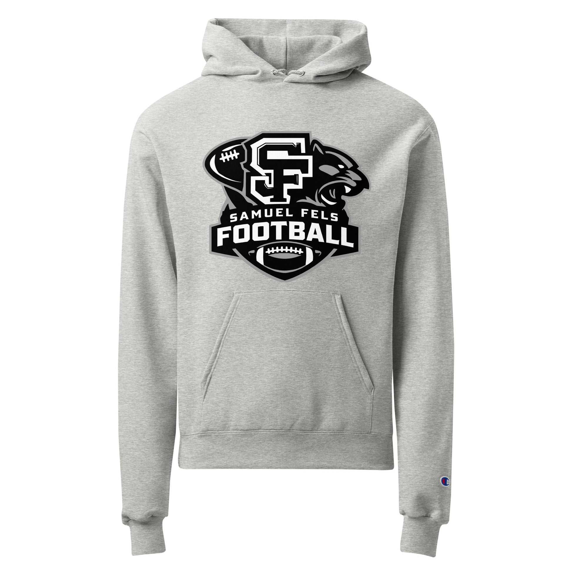 Signature | Champion Hoodie | Samuel Fels Football | Crest Logo