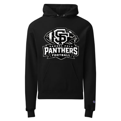 Signature | Champion Hoodie | Samuel Fels Football | Emblem Logo