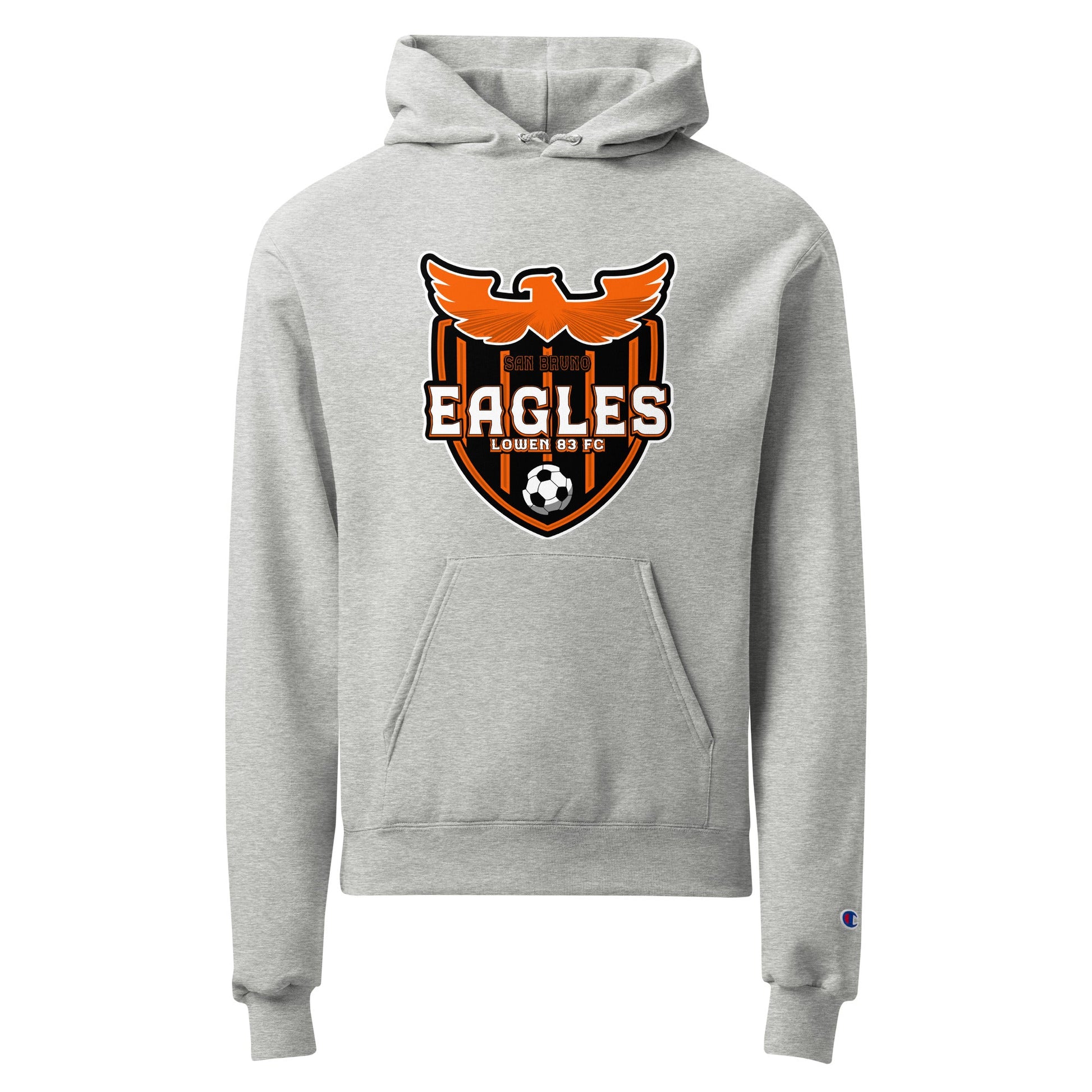 Signature | Champion Hoodie | San Bruno Eagles | Shield Logo
