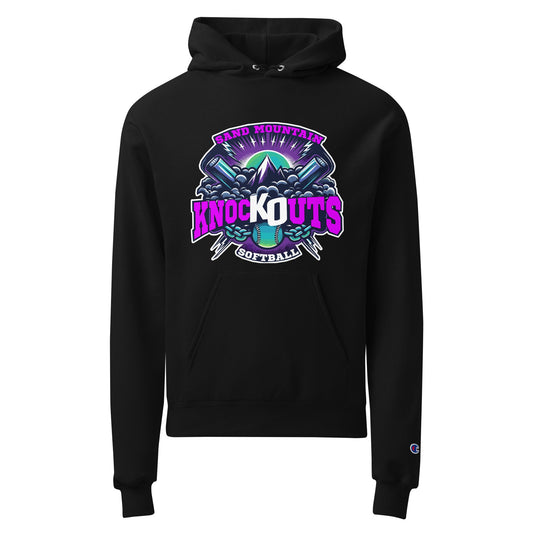 Signature | Champion Hoodie | Sand Mountain Knockouts | Ball & Bat Logo