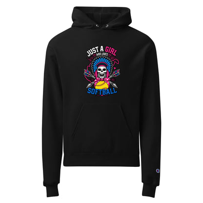 Signature | Champion Hoodie | Savage Softball | Athletics Logo