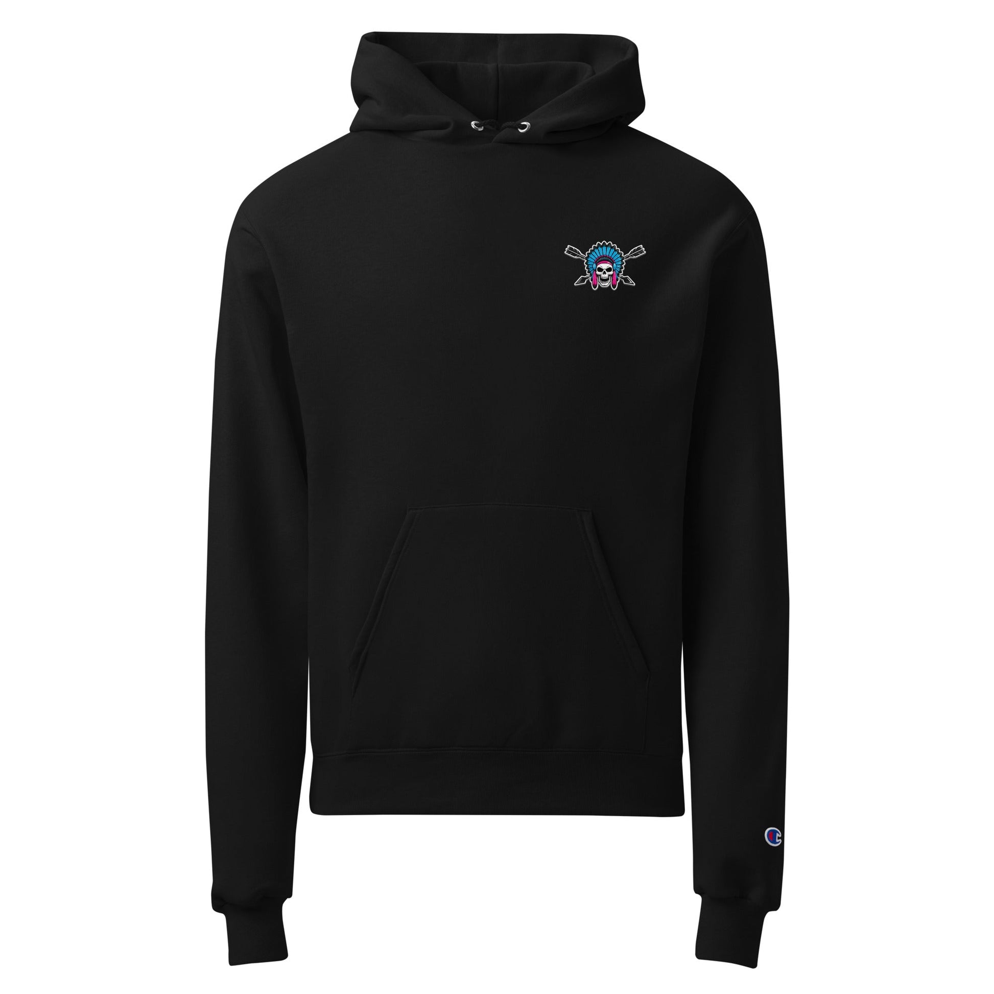 Signature | Champion Hoodie | Savage Softball | Chief Skullcrest Logo