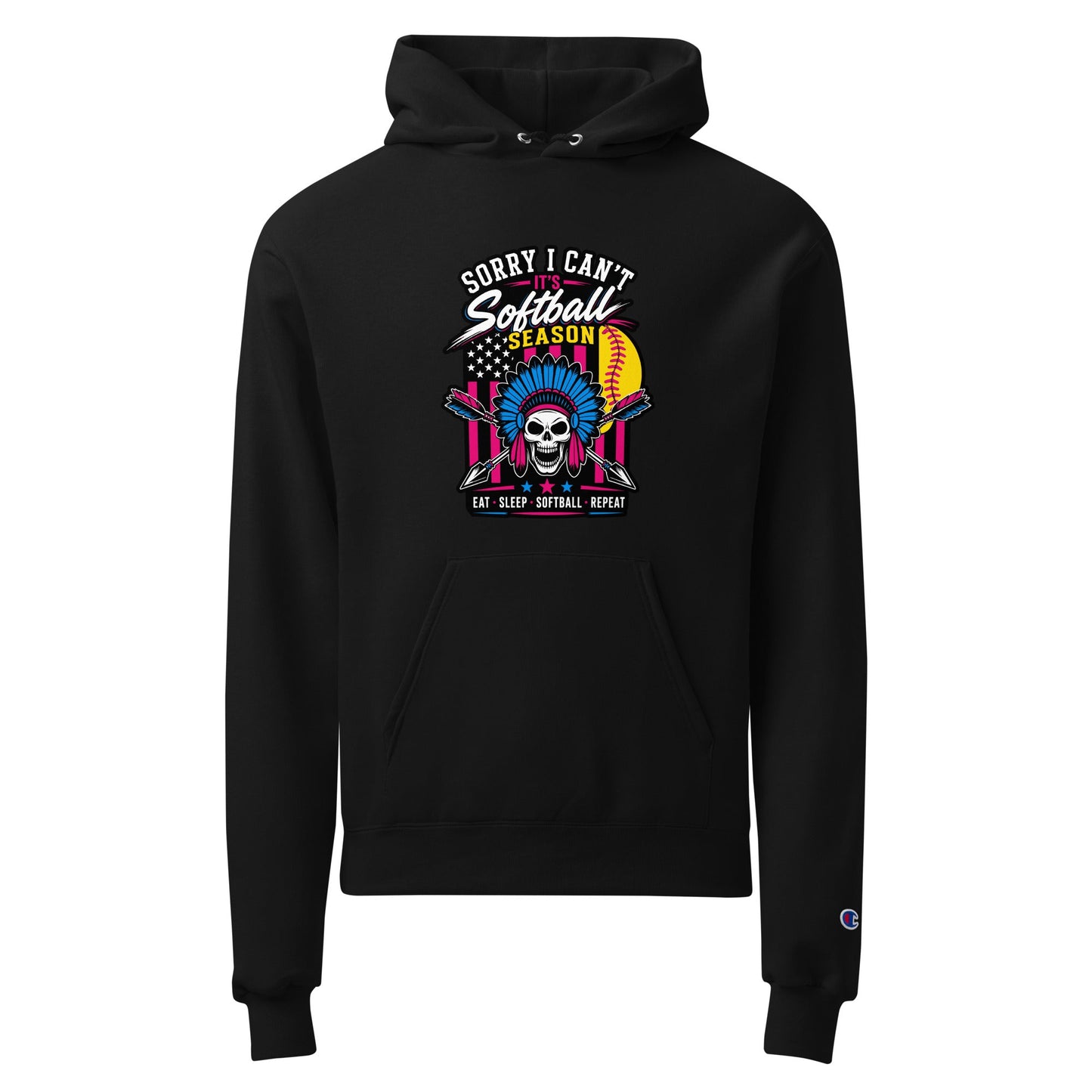 Signature | Champion Hoodie | Savage Softball | Tribal Ace Logo