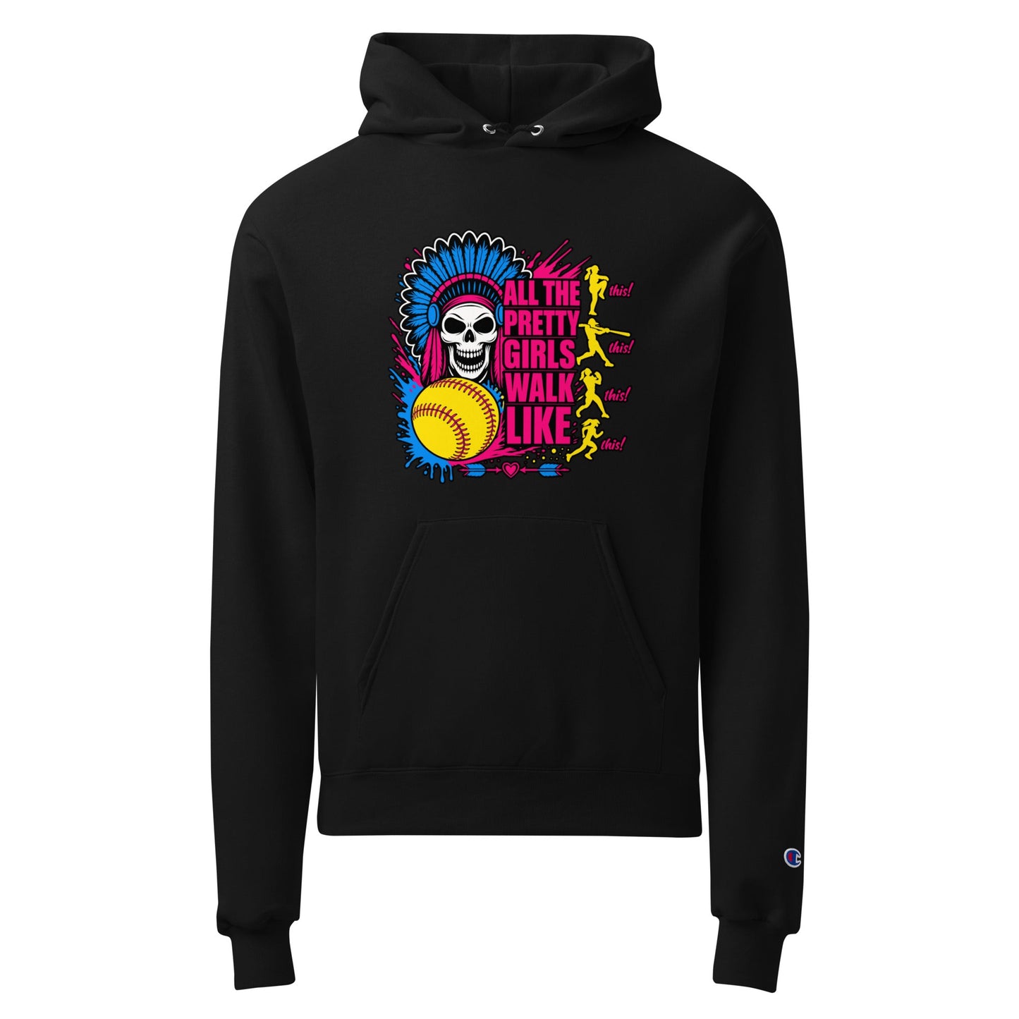 Signature | Champion Hoodie | Savage Softball | Varsity Vanguard Logo