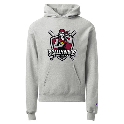 Signature | Champion Hoodie | Scallywags Softball | Crest Logo