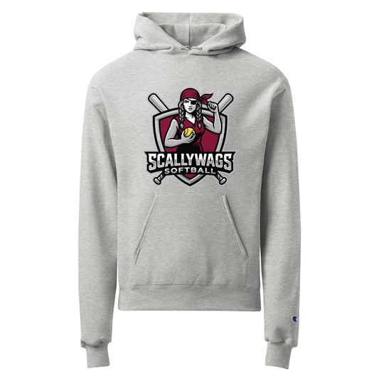 Signature | Champion Hoodie | Scallywags Softball | Crest Logo