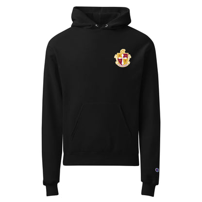 Signature | Champion Hoodie | Scecina High School Track and Field | Crest Logo
