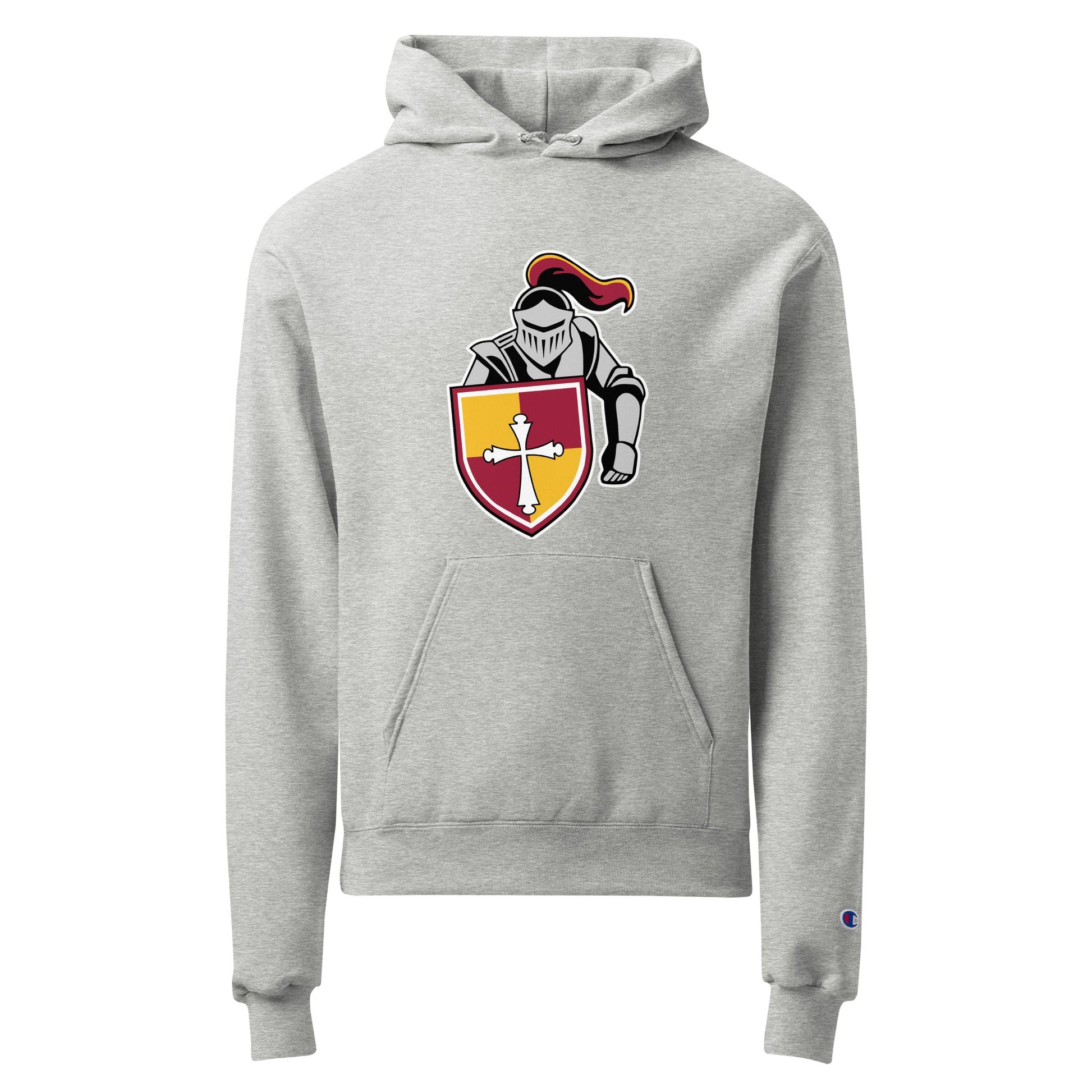 Signature | Champion Hoodie | Scecina High School Track and Field | Crusader Logo