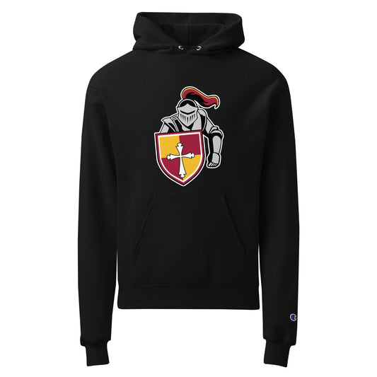 Signature | Champion Hoodie | Scecina High School Track and Field | Crusader Logo