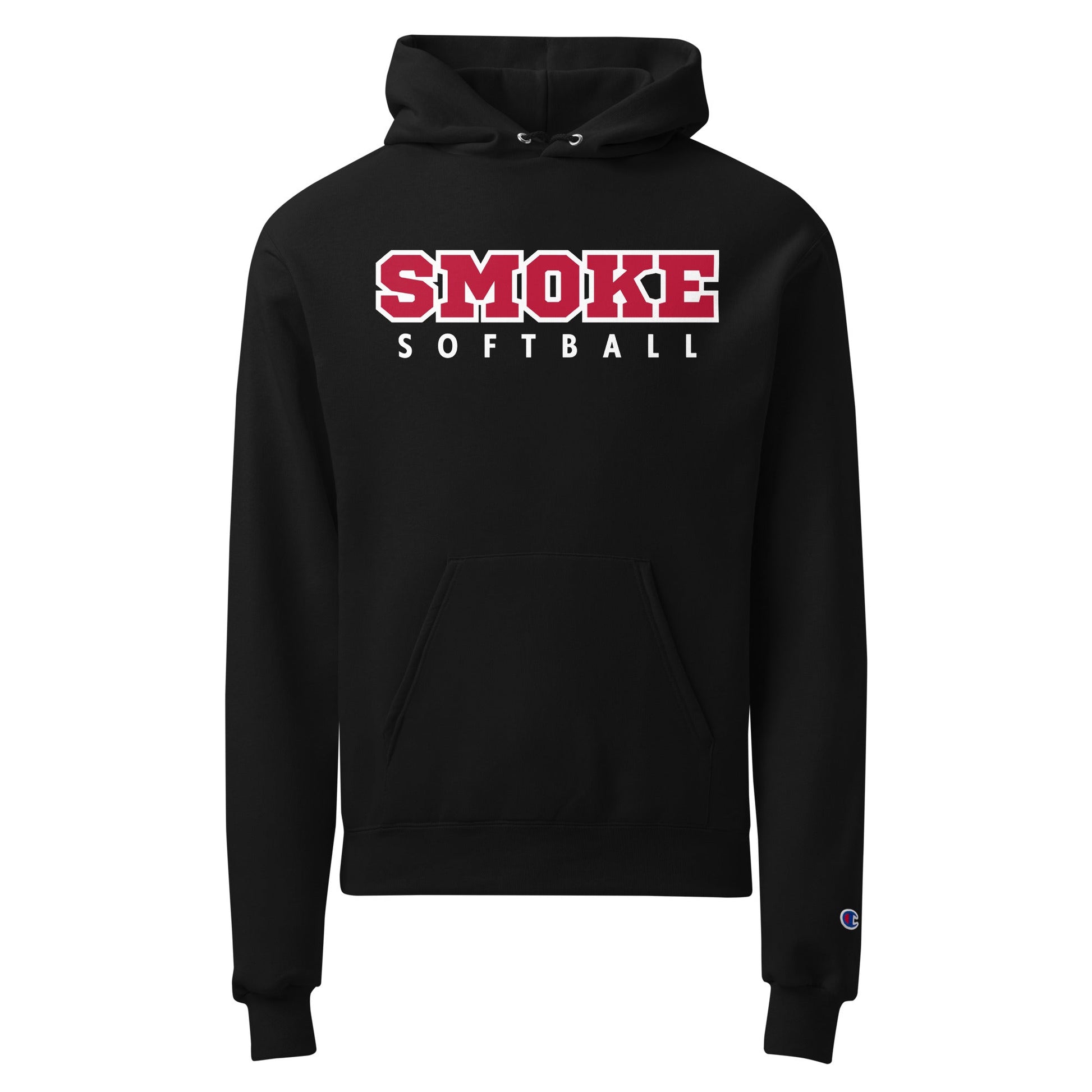 Signature | Champion Hoodie | Smoke 14U Softball | Modern Script Logo