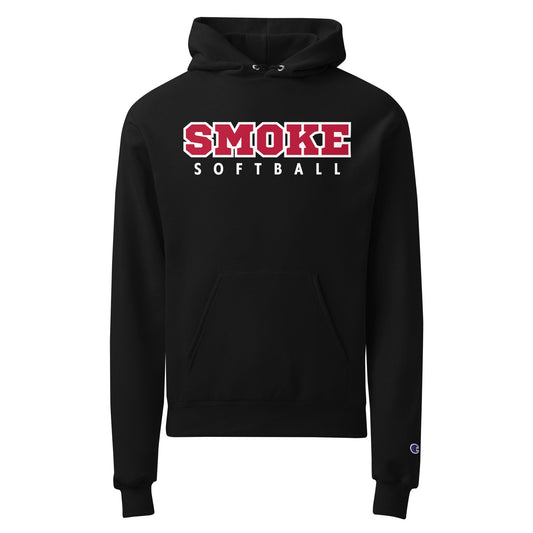 Signature | Champion Hoodie | Smoke 14U Softball | Modern Script Logo