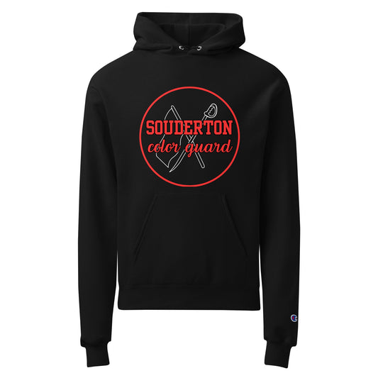 Signature | Champion Hoodie | Souderton Color Guard | Badge Logo