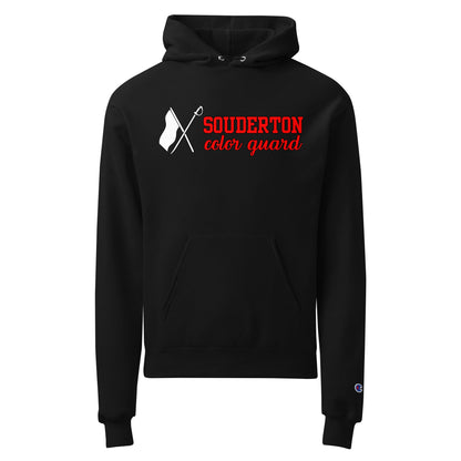 Signature | Champion Hoodie | Souderton Color Guard | Vanguard Banner Logo