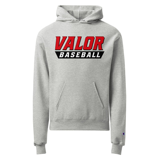 Signature | Champion Hoodie | South Bend Valor Baseball | Emblem Logo