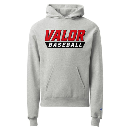 Signature | Champion Hoodie | South Bend Valor Baseball | Emblem Logo