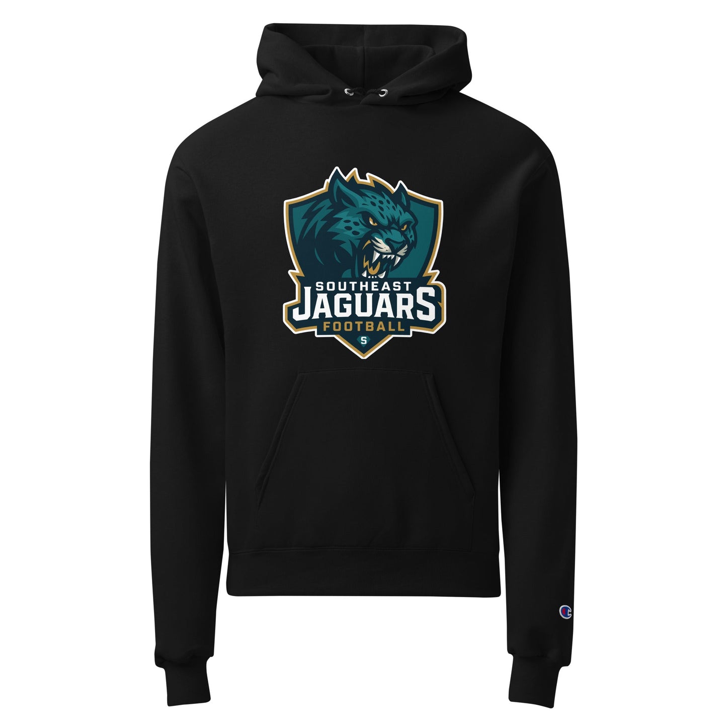 Signature | Champion Hoodie | Southeast Jaguars | Shield Logo