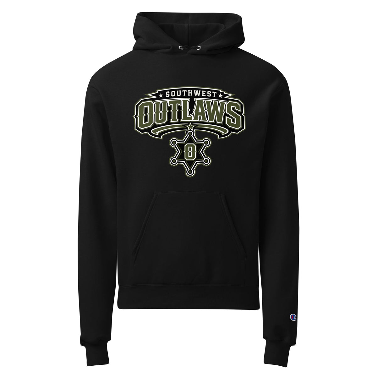Signature | Champion Hoodie | Southwest Outlaws | Frontier Athletics Logo