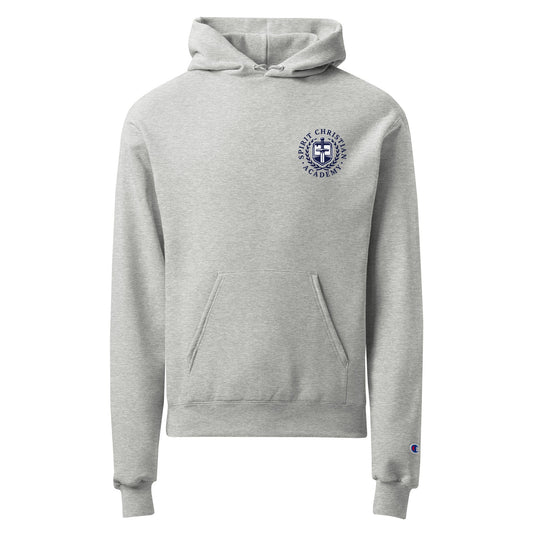 Signature | Champion Hoodie | Spirit Christian Academy | Navy Script Logo