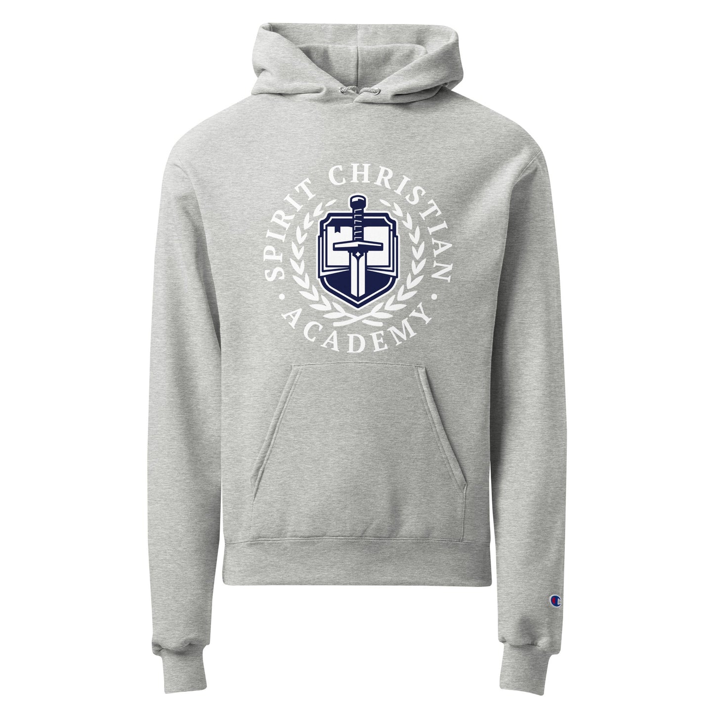 Signature | Champion Hoodie | Spirit Christian Academy | White Script Logo